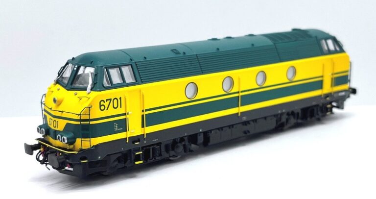 Diesel Vb Vanbiervliet VB-9126.03 diesel locomotief 6701 NMBS/SNCB DC ...